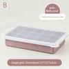 6/15 Grid Big Ice Tray Mold Giant Jumbo Large Food Grade Silicone Ice Cube Square Tray Mold Diy Ice Maker Ice Cube Tray With Lid
