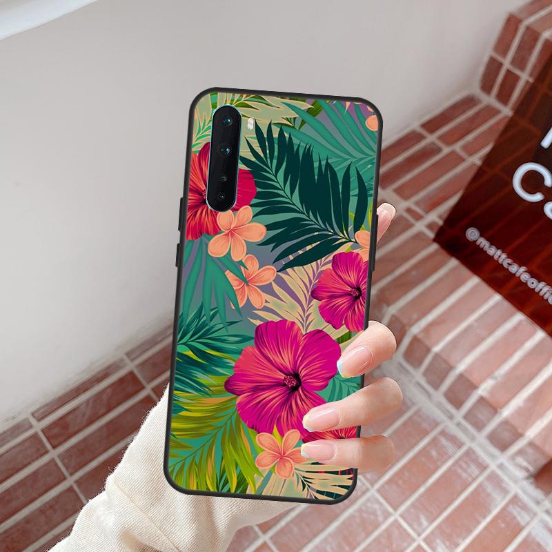 

Tropical aloha Hibiscus pattern Case For OnePlus 15 13 12 11 10T 13T 10R 12R 13R OnePlus Nord 5 CE 2 3 4 Lite N20 N30 Cover OnePlus 13T