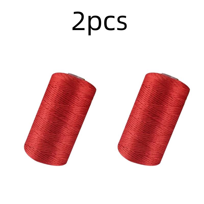 New Summer Crochet Yarn 1.5mm Thin Ice Cotton Thread for Hand Knitting Bag Hat Shoes 100g Hollow Line Colorful Nylon Cord