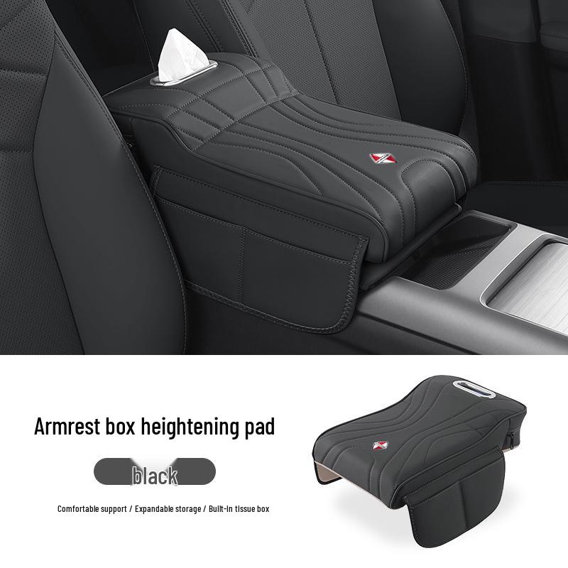 Heightened Central Armrest Pad for Borgward BX7/BX5/BX6 - Right-Hand Elbow Support