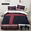 3D Print Fashion Indochine Rock Bedding Set Boys Girls Twin Queen Full Size Duvet Cover Pillowcase Bed Adult Bedroom