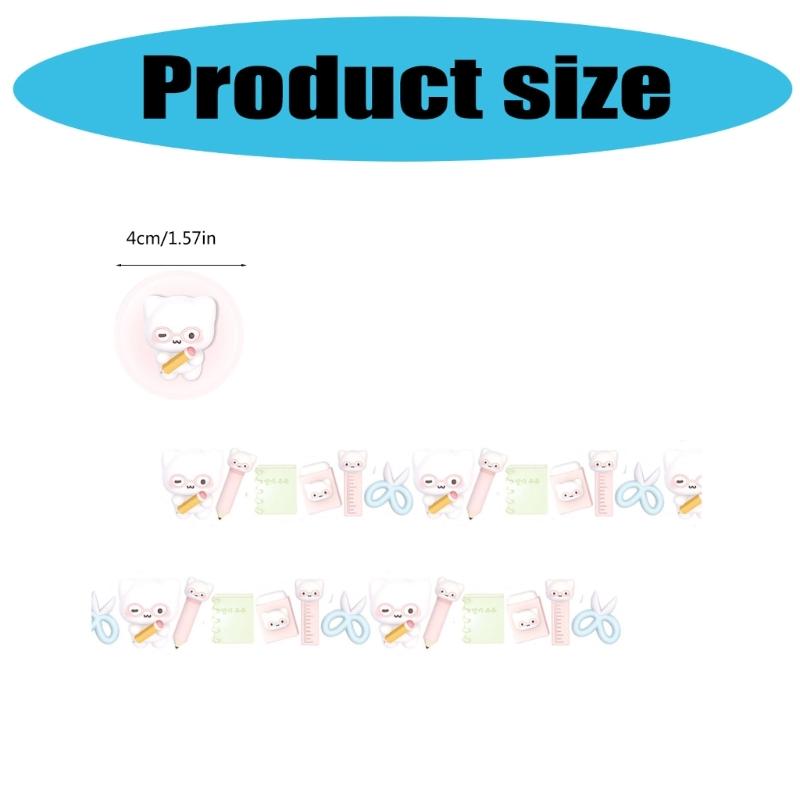 Animal Print Adhesive Tape Scrapbooking Decorative Tape for Craft 20mmx3m Aesthetic Masking Tape for Journal Wrapping