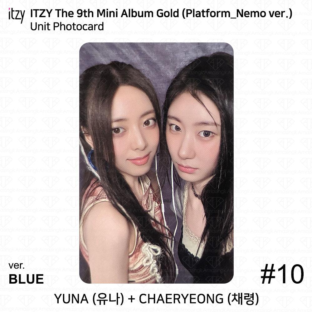 

ITZY 9th Mini Album Gold Platform Nemo ver Фотокарта Постер QR YEJI RYUJIN KPOP Unit #10