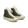Converse 1970s Chuck Taylor All Star Casual Comfortable High Top Canvas Shoes Women Sneaker White Olive-Green 571353C