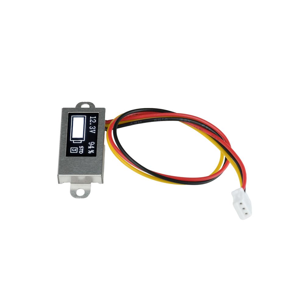 Ultra Thin Mini Oled Battery Voltage Meter 0-30V Dc 1-6S Lithium Battery Tester Real Time Percentage Power Display