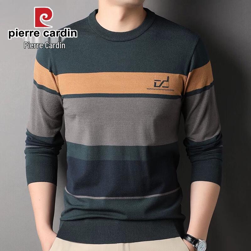 Pierre Cardin Men's Casual Long Sleeve Crew Neck T-Shirt
