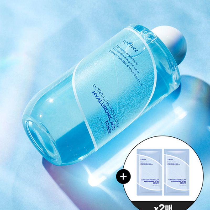 [2 Serums Included] Ultra-low Molecular Weight Hyaluronic Acid Toner 300ml