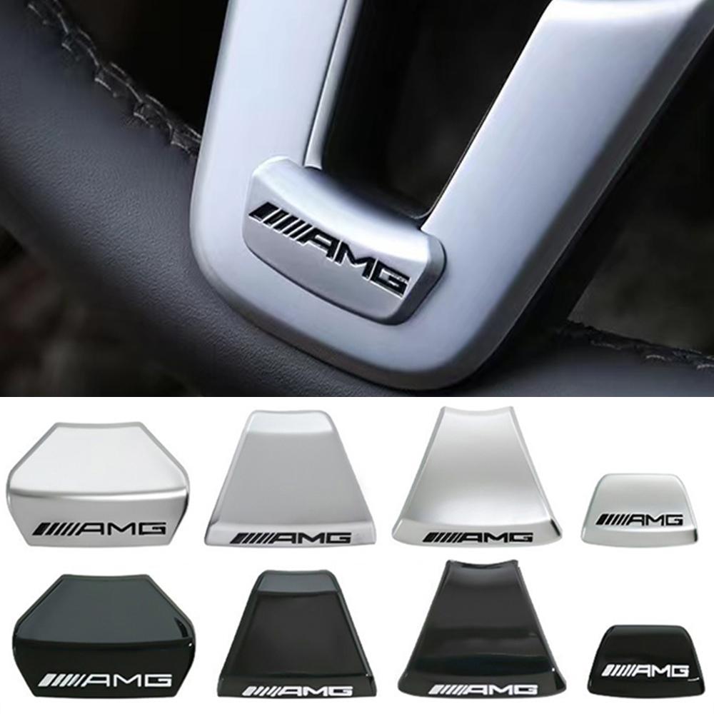 3D ABS Car Steering Wheel Emblem Sticker Interior Badge Decoration for Mercedes Benz AMG A B C E R G S Class GLK CLA GLB GLC GLA