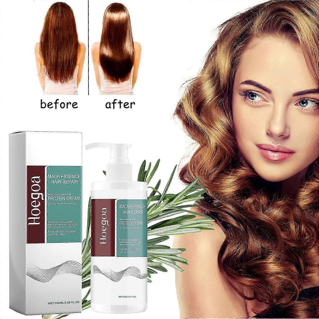 HOEGOA Hair Protein Treatment 100ml 2-Pack Repair Dry Damaged Hair Nourishing Mask