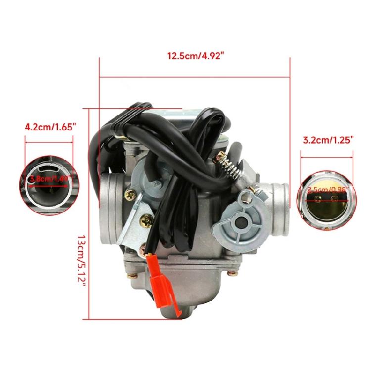 Motorcycle ATV Go Kart Moped Scooter Dirt Bike 4 Stroke Carburetor For GY6 125cc