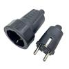 16A Euro-German Male & Female Plug Socket Extension Cord