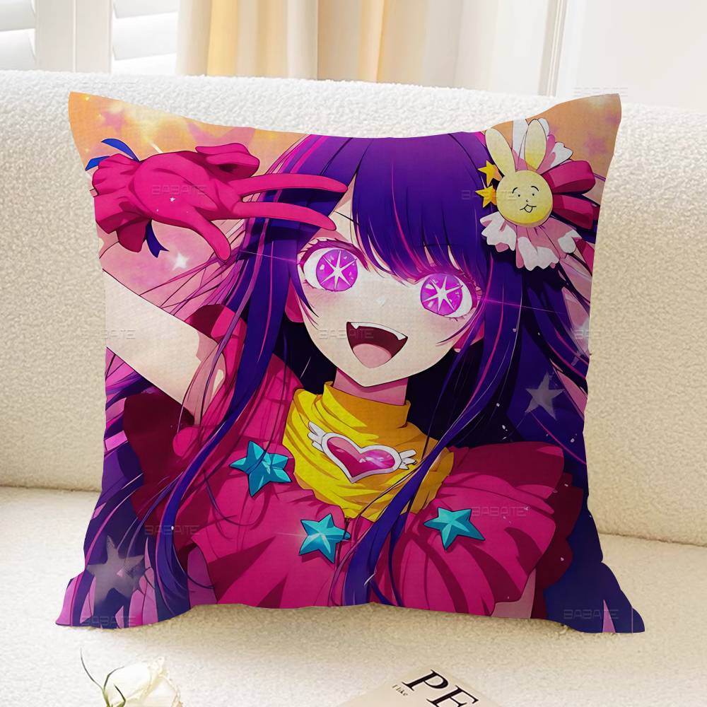 Japanese Anime OSHI NO KO Pillow Anime Pillow Sofa Bed Head Pillow Cover Cushion Cover 45x45 Cm Fashion