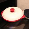 TokyoDeco Microwave Cooker with Round and Browning Function and Warm In Round Microwave Range Dishwasher Grilled Browned and Fully Easy Cook I001