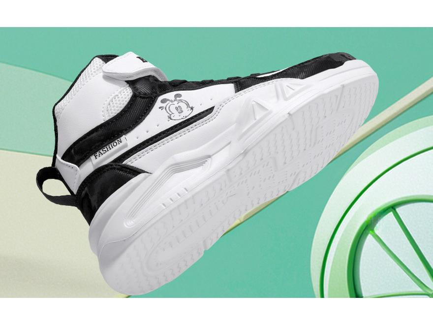 Scarpe da Skate Impermeabili in Pelle High-Top per Bambini Bobodou - Collezione Autunno 2025 per Ragazzi