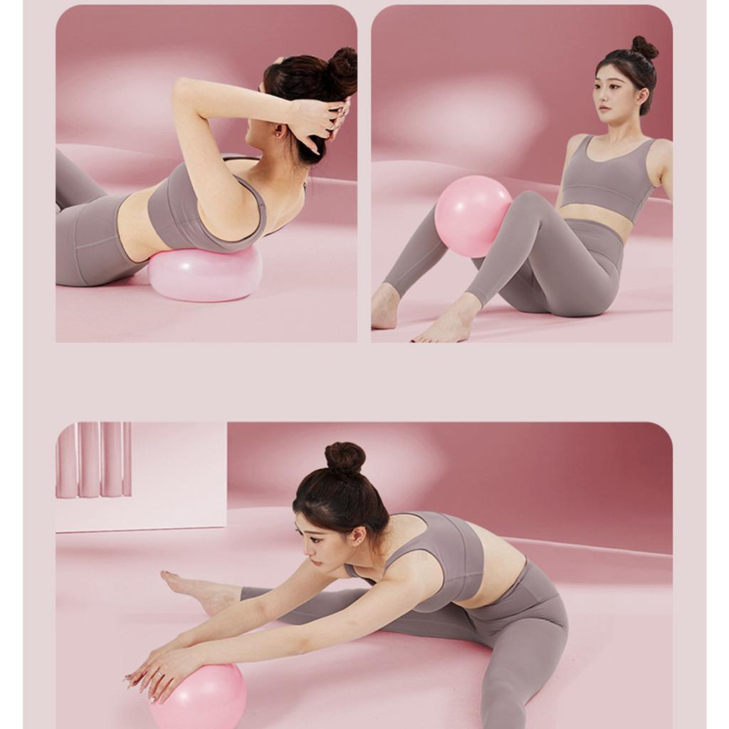 25cm Měkký Pilates míč 10palcový Cvičební míč Gymnastický míč pro Jógu Pilates Posilování středu těla Fyzikální terapii a Rovnováhu