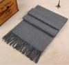 Plus Size Ethnic Style Retro Chinese Red Scarf - Imitation Cashmere Shawl, Solid Color, Autumn/Winter Gift