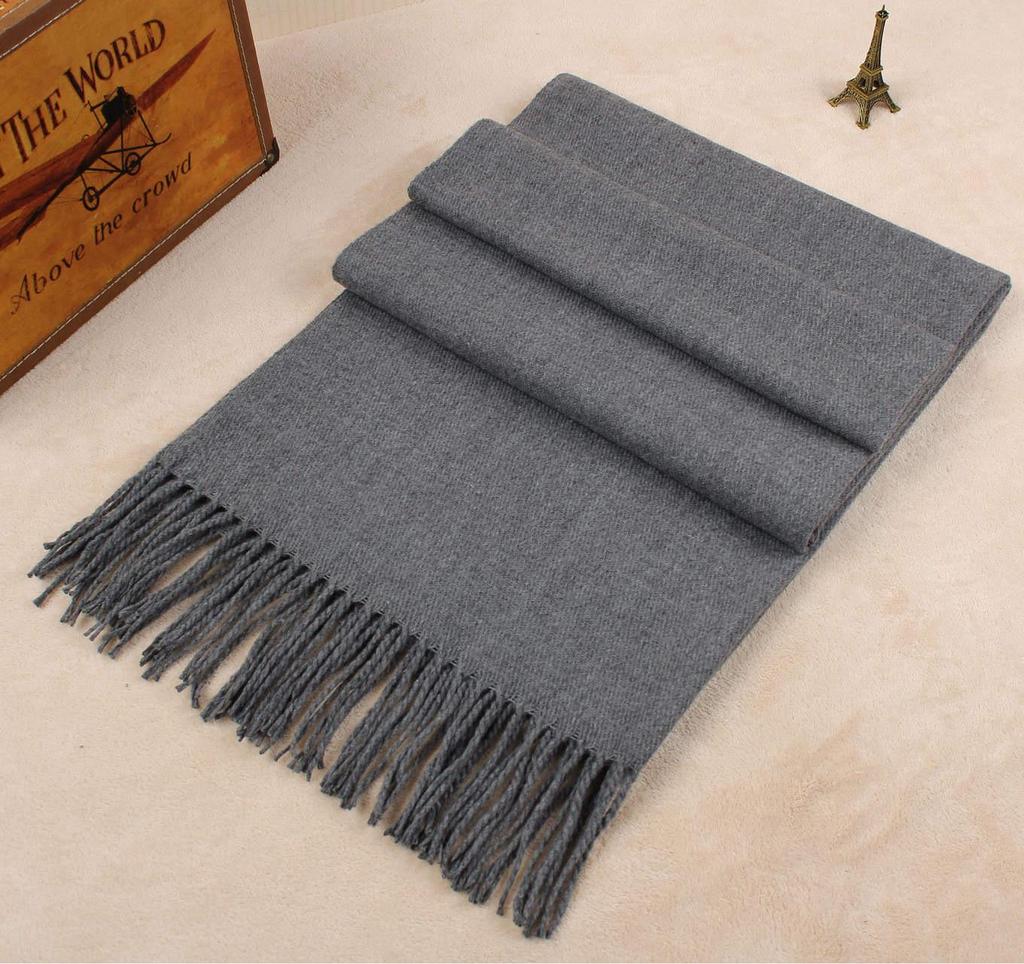 Plus Size Ethnic Style Retro Chinese Red Scarf - Imitation Cashmere Shawl, Solid Color, Autumn/Winter Gift