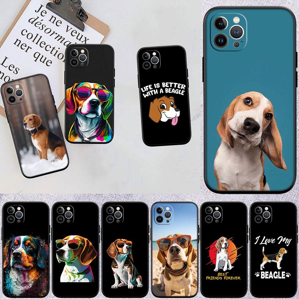 LO14 Beagle Dog Soft Shell Phone Case for Redmi Note 10 11 12 Pro Max 10S 10C 10T 11A 11S 12S 12C