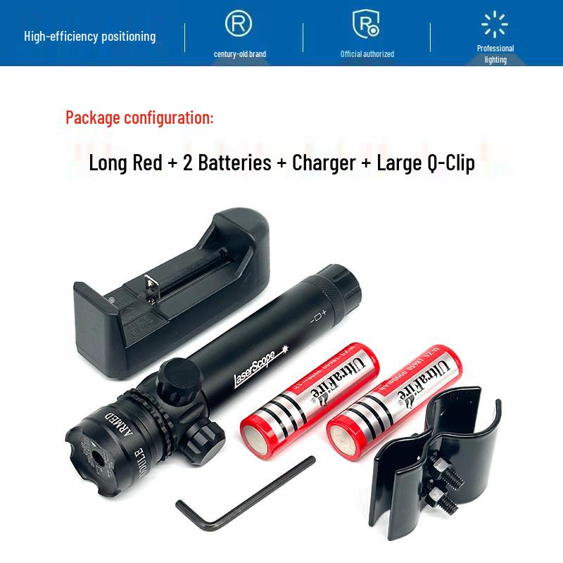 Green Laser Sight: Shockproof, Waterproof, 360° Adjustable, Infrared, Long-Range Outdoor Use