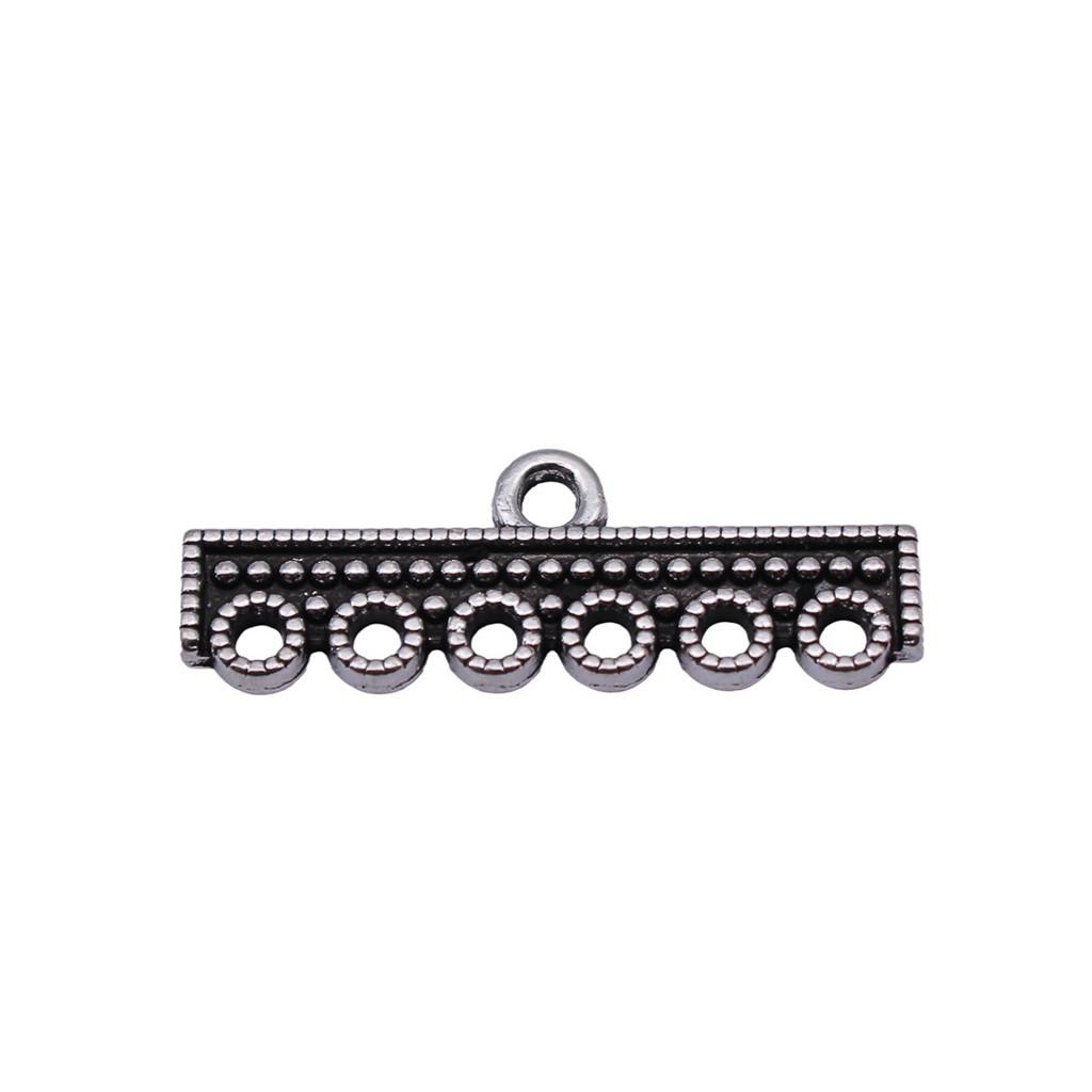 Geometric Flower Multi Loop Connectors Metal Links For Earrings Accessories Parts