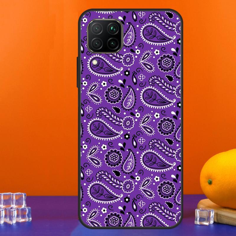 Bandana Paisley Pattern Art For Huawei Nova 12s 12i 11i 8i 9 10 SE Y91 Y90 Y60 Y70 Y72 Y61 P20 P40 Lite P30 P60 Pro Case