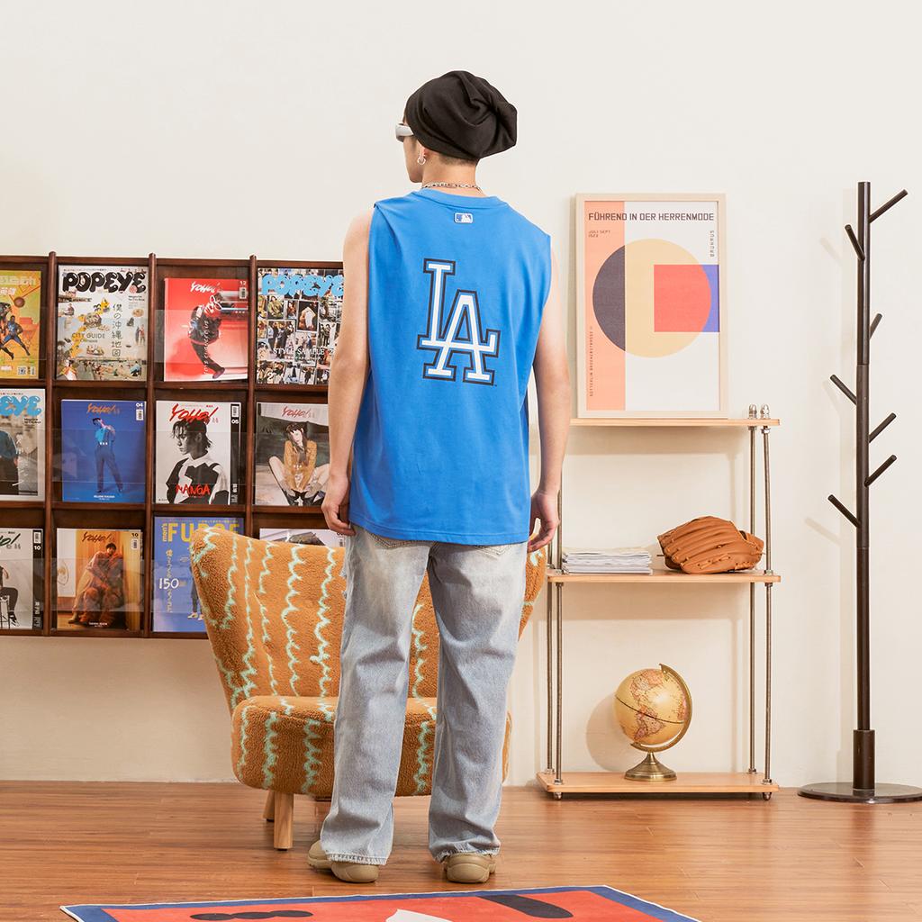 New MLB Los Angeles Dodgers Tank Tops Unisex Blue 3ATKB0233-07BLS
