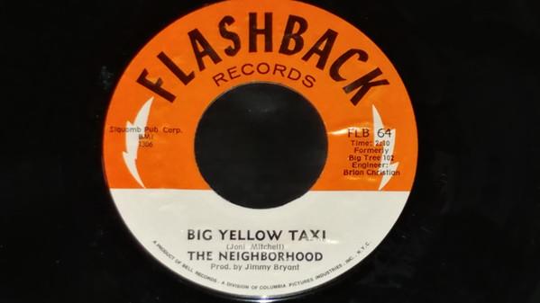 

7inch Record NEIGHBORHOOD Big Yellow Taxi Laugh FLB64 Flashback Recor Japan Pop Used