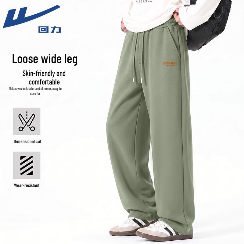 Warrior Men's Retro Wide-Leg Knit Sweatpants