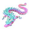 12 Inch Flexible 3D Printed Dragon With Eyes, Articulated 3D Printed Animals, 3D Printed Toys For Anxiety And ADHD Relief, Unique Home Decor