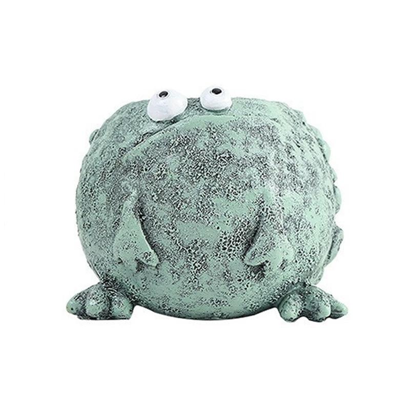

Игривая полимерная лягушка выражение горшок милая декоративная лягушка суккулентный цветочный горшок забавный контейнер для растений сад