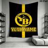 Custom Yb Wall Hanging Printed Fabric Blanket Decorative Tapestries for Bedroom Living Room Home Decor