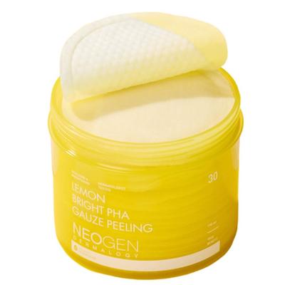 Lemon Bright PHA Gaze Peeling-Pad 190ml 30 Pads Sanftes Peeling K-Beauty Aufhellend