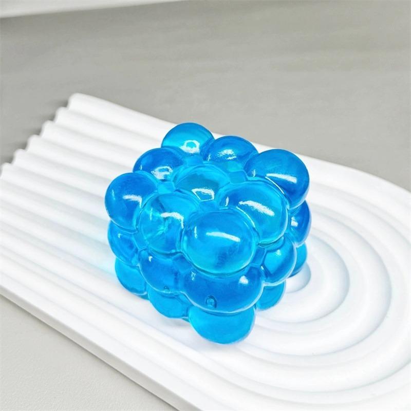 Three Dimensional Bubble Cube Relief Sensory Toy Non-Toxic Maltose Slow Rebound Squeeze Decompression Toy For Adhd Gift
