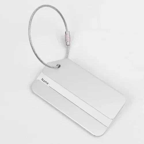Fashion Metal Travel Luggage Tags Baggage Name Tags Suitcase Address Label Holder Aluminium Alloy Luggage Tag Travel Accessories