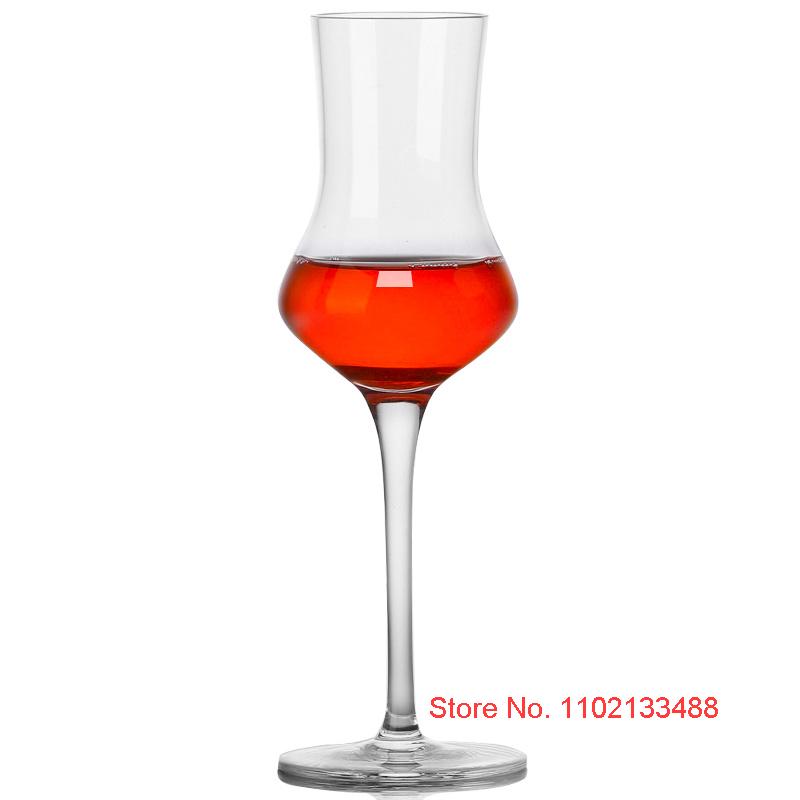 Vintage Designer Glass Whiskey Goblet Professional Fragrance-Smelling Cup Slim Waist Tulip Whisky Nosing Tumbler Brandy Snifters