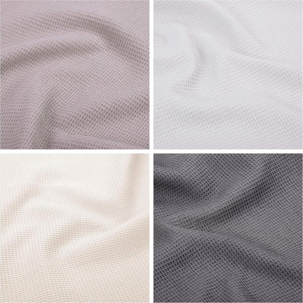 PY HOME & SPORTS Dish Towels Set, 100% Cotton Waffle Weave Kitchen Towels 4 Pieces, Super Absorbent Kitchen Hand Dish Cloths for Drying and Cleaning