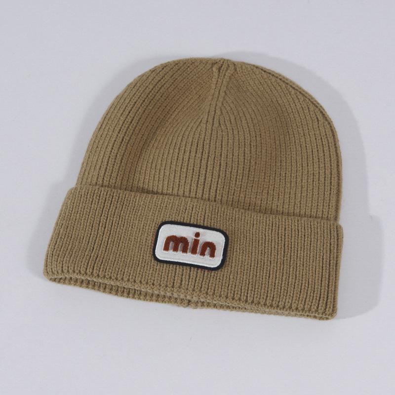 Hat for Women In Winter Warm Knitted Hat Korean Style Trendy Versatile Student Windproof Wool Hat Men