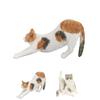 Realistic Cat Figurine Educational Lifelike Cute Simulated Cat Model Toy for Children Room Desk