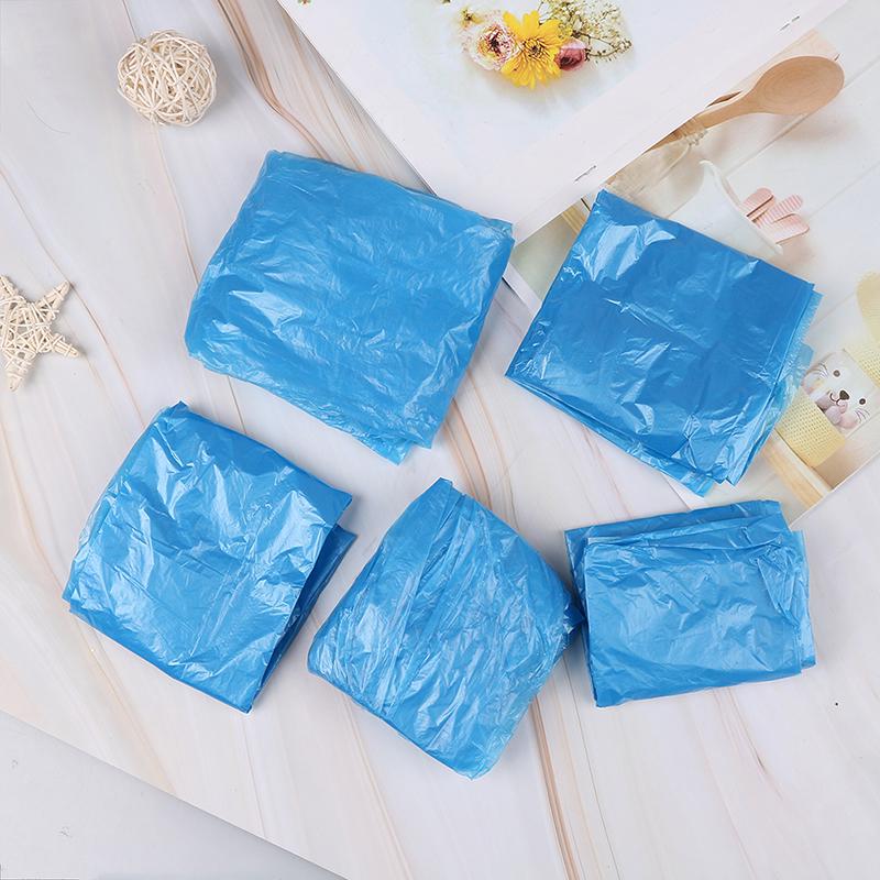 5 Paar Einweg Wasserdichte Dicke Plastik Regenschuhüberzieher Rutschfest