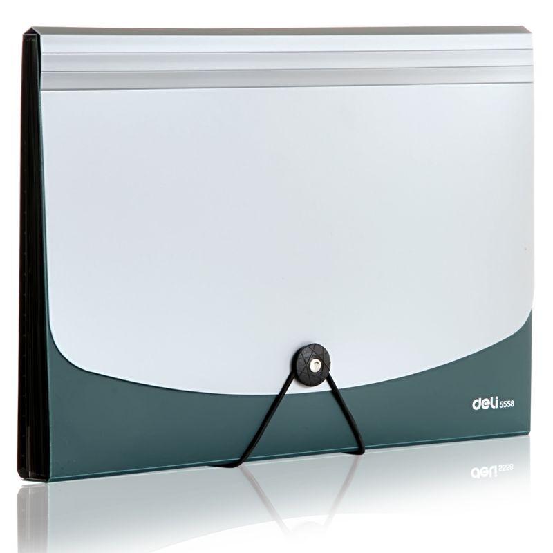 Deli A4 Portable Accordion File Folder