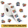 500pcs/Roll New Disney Movie Zootopia 2 Cartoon Sealing Sticker DIY PVC Laptop Decals Decoration Stiker Reward Gift Toys