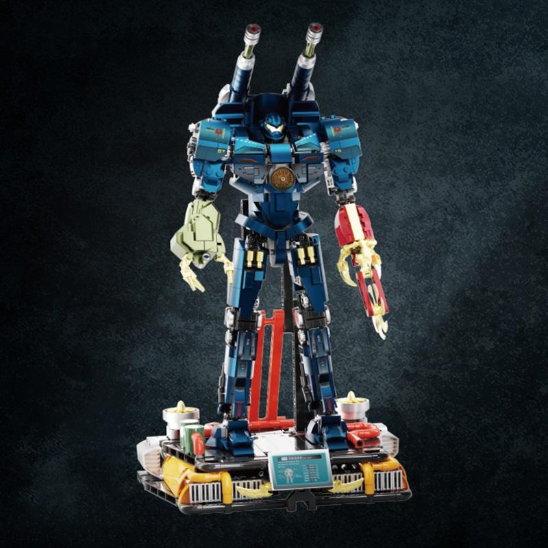 Urban Modern Mech Series Dangerous Wanderer Saber Athena Transforming Mech Robot Display Adult And Children Building Blocks