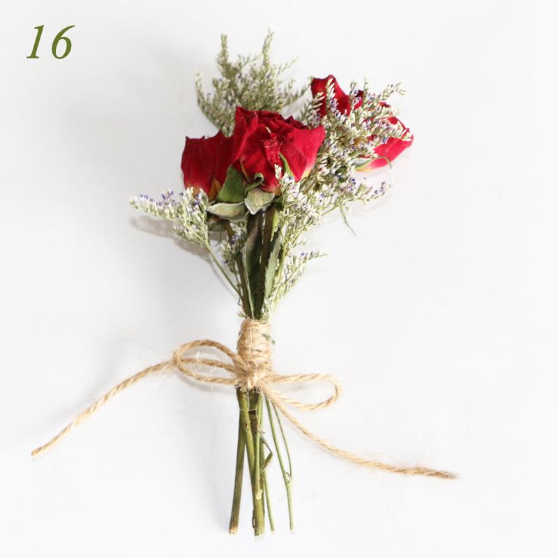 1PC Decorative Flowers Bouquet Mini Natural Dried Flowers Fresh Preserved Babysbreath Wedding