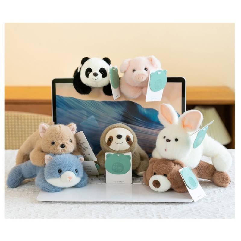 Lying Soft Animal Plush Toy Panda Pig Bear Stuffed Doll Decoration Child Gift