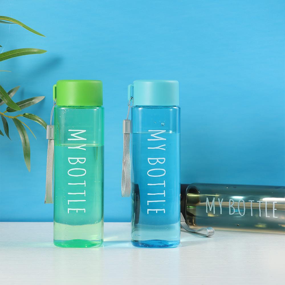 500ml Männer Frauen Tragbare Plastik Wasserflasche Sport Wasserbecher Trinkflasche Kaffee Saft Becher