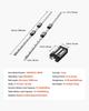 Linear Rail Guide Kit, HGR20, 2Pcs 1000 mm (39.4 inch) Linear Motion Rails and 4Pcs Bearing Slide Blocks, Anti Rust and High Precision Kit, for DIY,