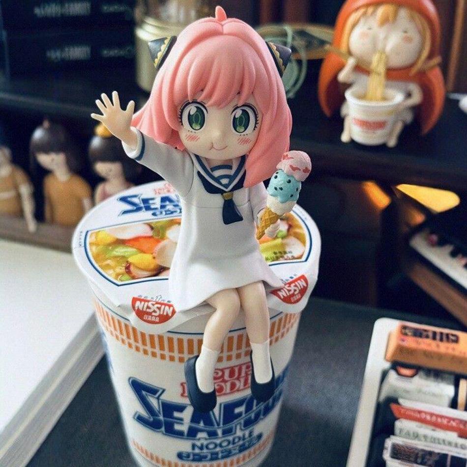 Anime Spy Family Figure Anya Forger Figures Cute PVC Statue Collection Model Desk Decoration Toy Gifts
