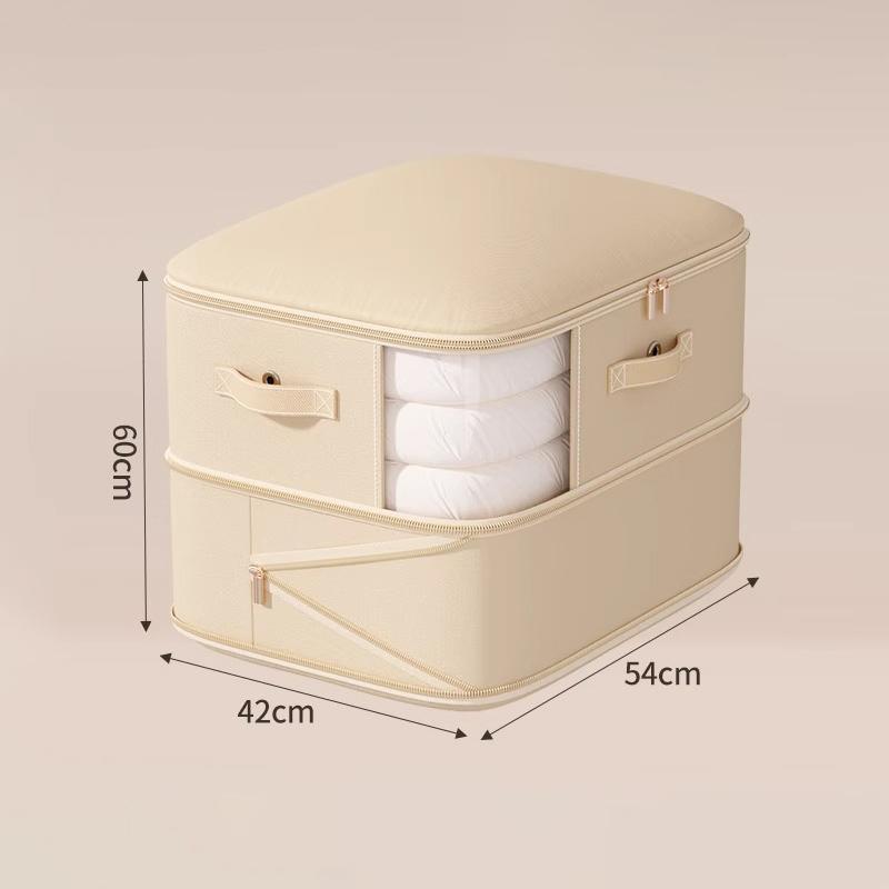 Compression Dustproof Organizer Storage Bag Large Capacity Moisture-proof Clothes Quilt Moving Bag Self Compression Organizer