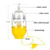 Egg Scrambler Hand Egg Shaker Mixer Food Grade Silicone Yolk & Egg White Mix