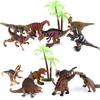 Direct Supply Of Jurassic Simulated Dinosaur Model Toys, Solid Plastic Dinosaur 7-Piece Set Of Static Ornaments